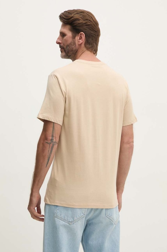 Oblečenie Bavlnené tričko Pepe Jeans Eggo PM508208 béžová