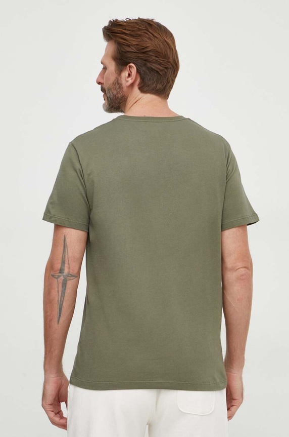 Îmbrăcăminte Pepe Jeans tricou din bumbac Eggo PM508208 verde