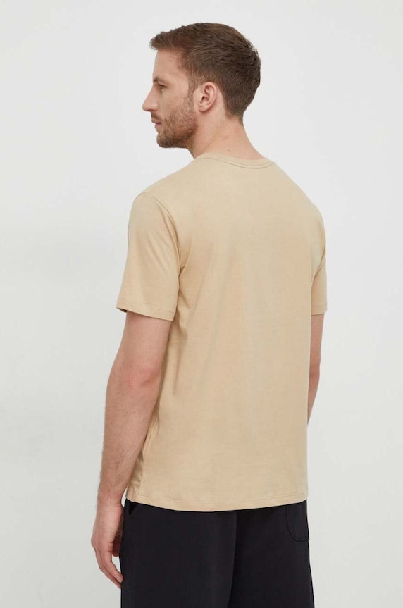 Ρούχα Βαμβακερό μπλουζάκι Pepe Jeans Eggo EGGO N PM508208 μπεζ