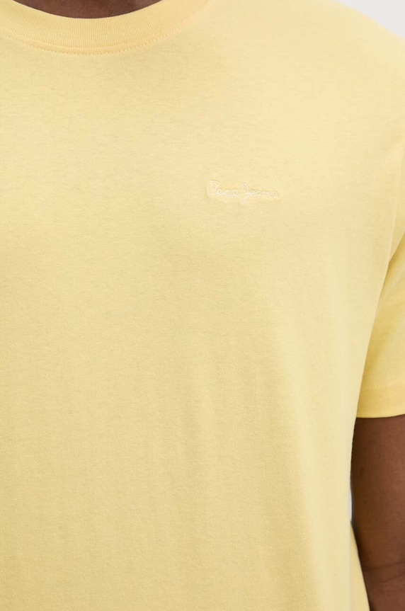 Pepe Jeans t-shirt bawełniany Connor PM509206 żółty