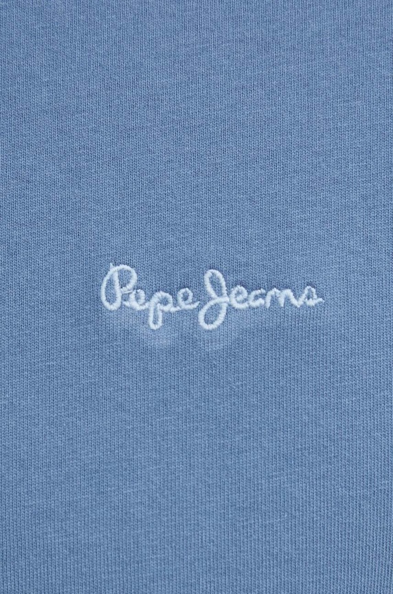 Bavlnené tričko Pepe Jeans Connor PM509206 modrá