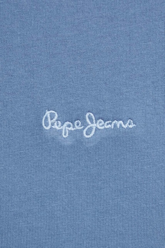 Bavlnené tričko Pepe Jeans Connor PM509206 modrá