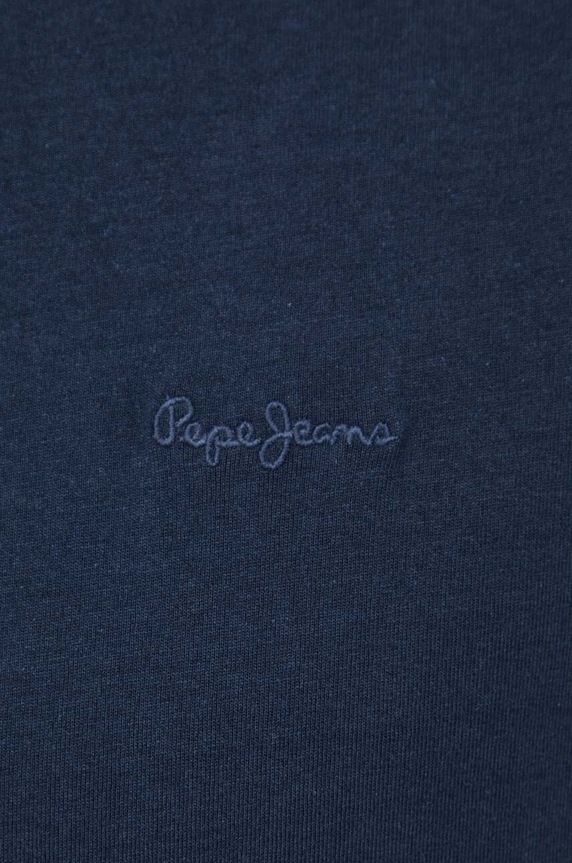 Pamučna majica Pepe Jeans Connor PM509206 mornarsko plava