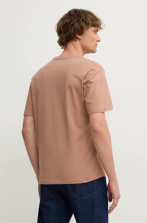 Oblečení Bavlněné tričko Pepe Jeans Connor PM509206 hnědá