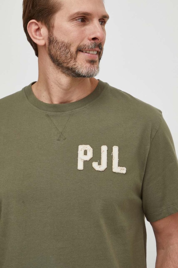 Pepe Jeans t-shirt bawełniany COLDEN zielony PM509216
