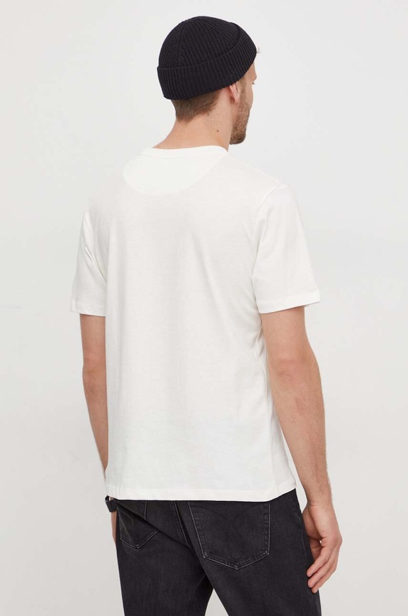 Ρούχα Βαμβακερό μπλουζάκι Pepe Jeans CLEMENT PM509220 μπεζ