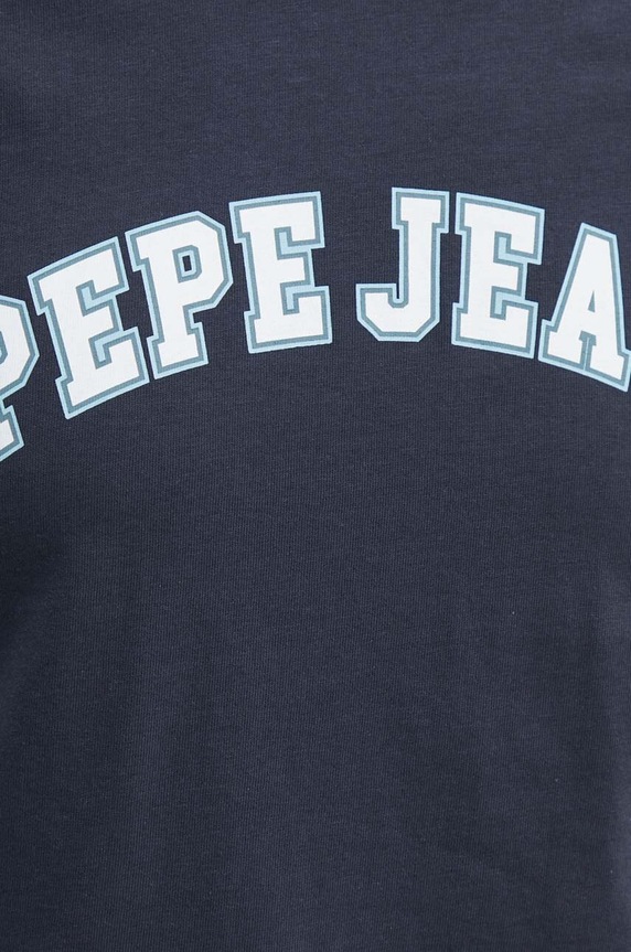 Pepe Jeans t-shirt bawełniany CLEMENT PM509220 granatowy