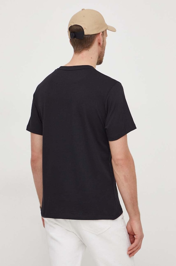 Odzież Pepe Jeans t-shirt bawełniany CLEMENT PM509220 czarny