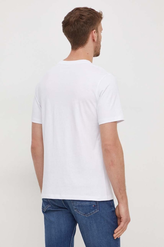 Odzież Pepe Jeans t-shirt bawełniany Clark PM509221 biały