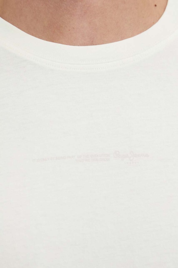Pepe Jeans tricou din bumbac Dave Tee PM509231 galben