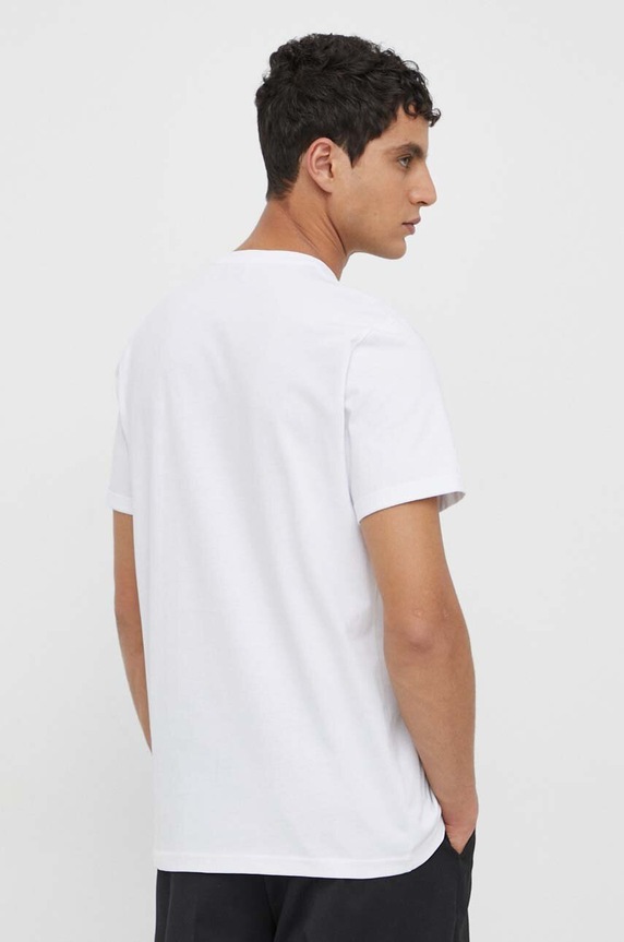 Odzież Les Deux t-shirt bawełniany LDM101165 biały