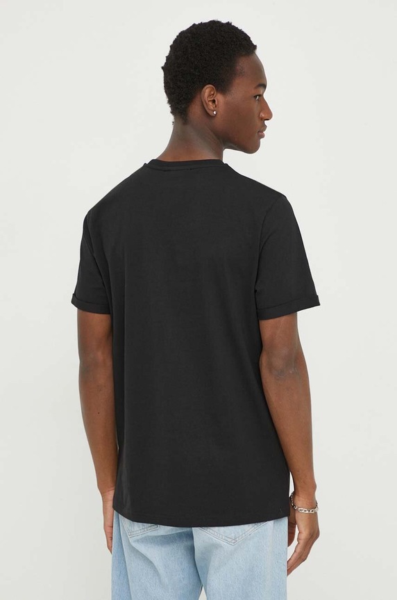 Odzież Les Deux t-shirt bawełniany LDM101165 czarny