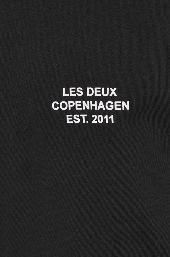 Les Deux t-shirt bawełniany LDM101165 czarny