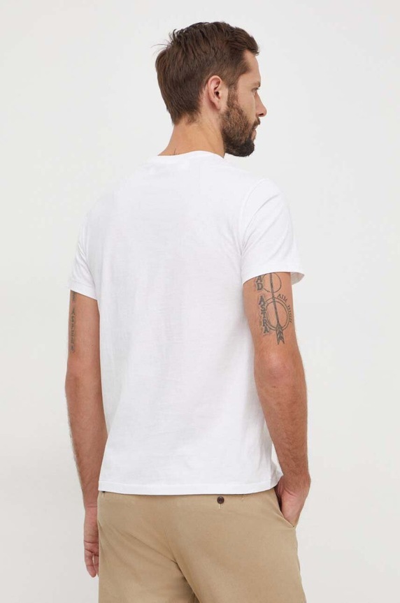 Odzież Polo Ralph Lauren t-shirt bawełniany 714931650 biały