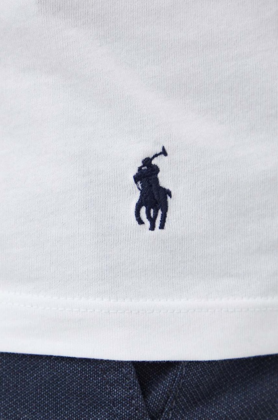Pamučna majica Polo Ralph Lauren 3-pack 714936903 bijela