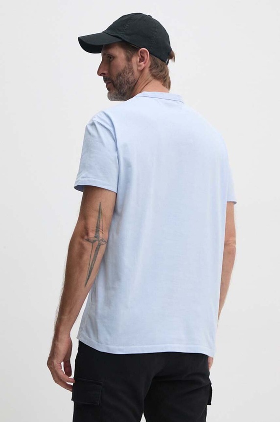 Odzież Polo Ralph Lauren t-shirt bawełniany 710936509 niebieski