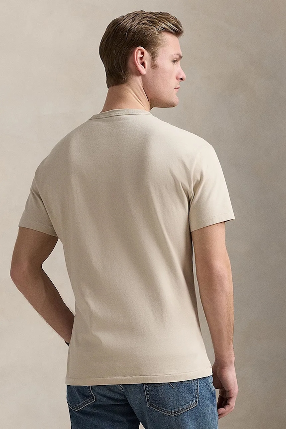 Bavlněné tričko Polo Ralph Lauren 710936509 šedá SS25
