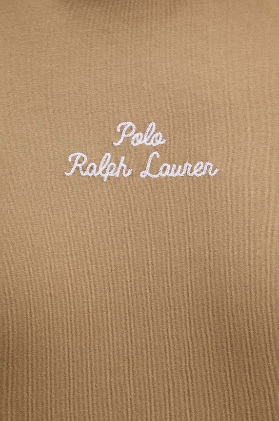 Polo Ralph Lauren t-shirt bawełniany 710936585 brązowy