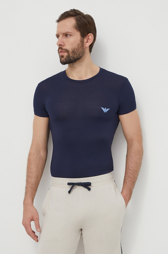 Emporio Armani Underwear t-shirt lounge 2-pack granatowy 111670.4R733