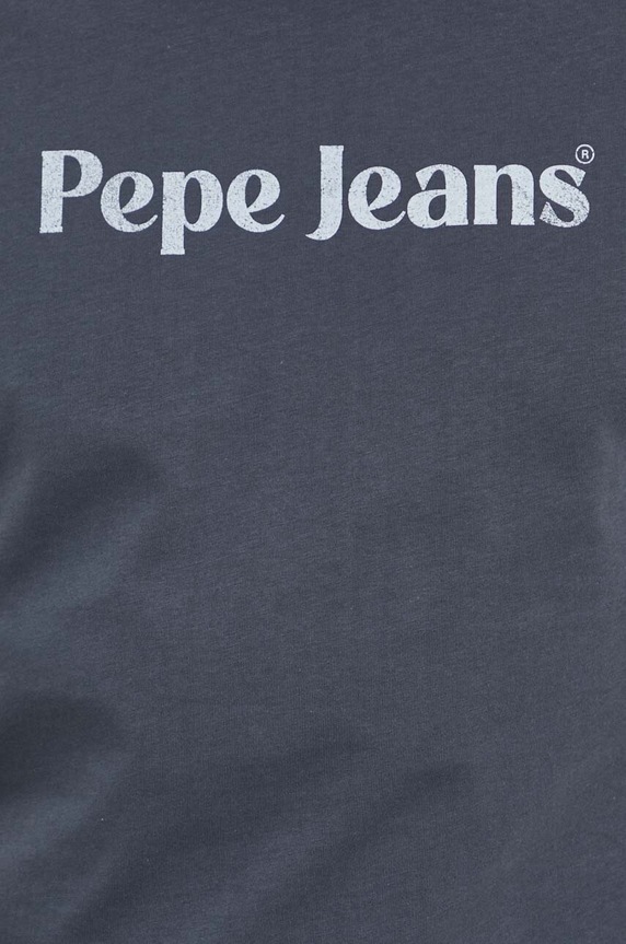 Pepe Jeans tricou din bumbac CLIFTON PM509374 gri