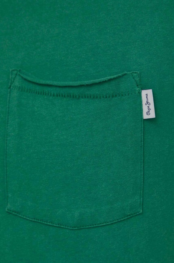 Bavlnené tričko Pepe Jeans Single Carrinson PM509392 zelená