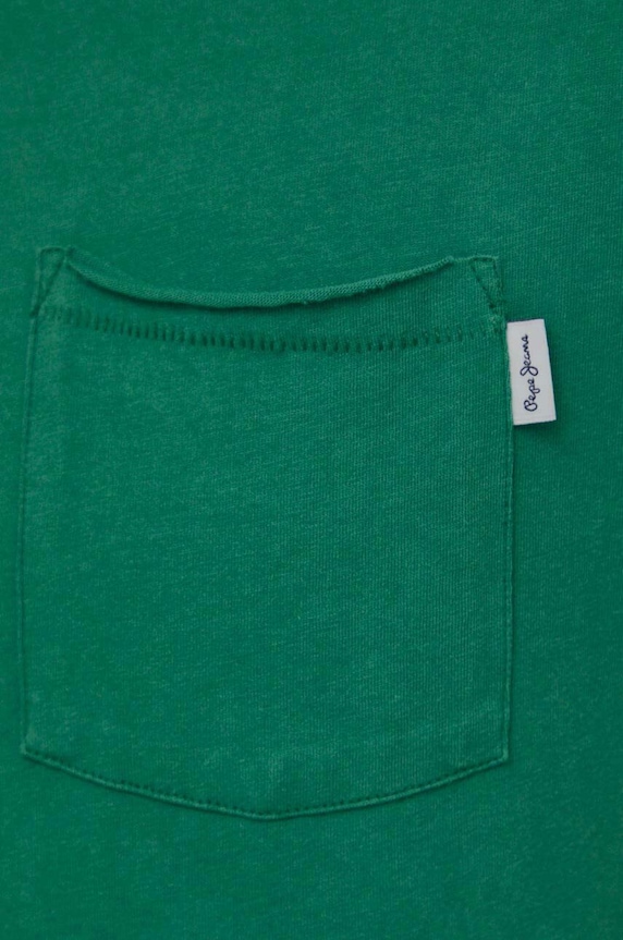 Bavlnené tričko Pepe Jeans Single Carrinson PM509392 zelená