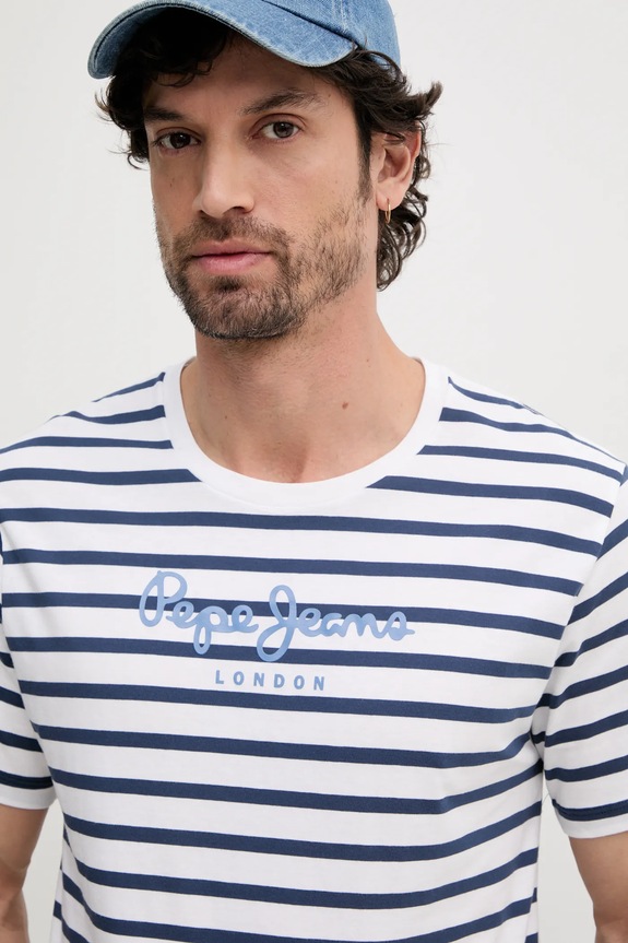 Pepe Jeans t-shirt bawełniany biały PM509407