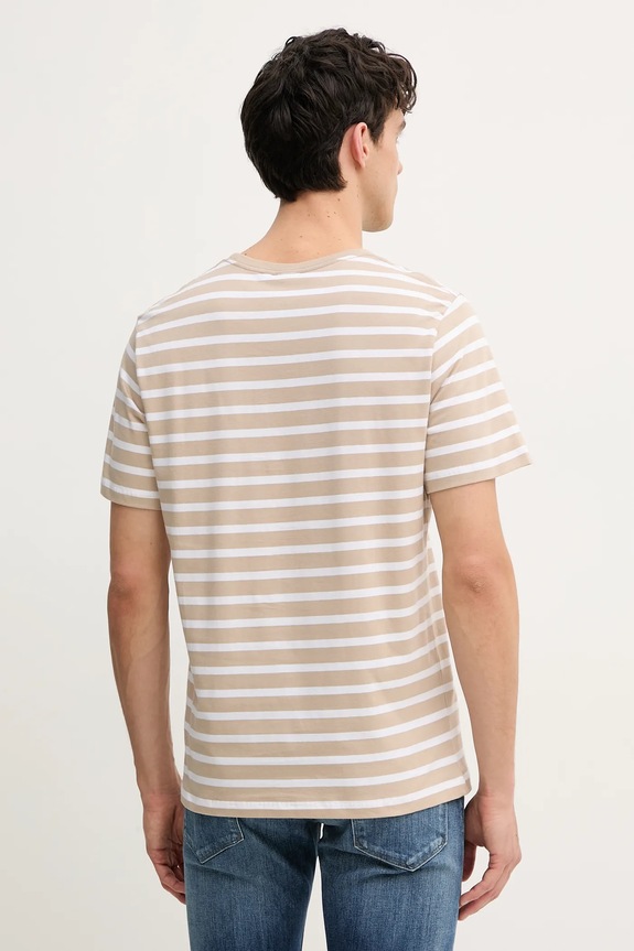 Ρούχα Βαμβακερό μπλουζάκι Pepe Jeans PM509407 μπεζ