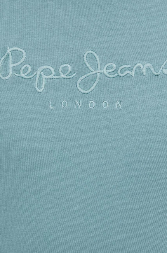 Pepe Jeans pamut póló PM509418 kék