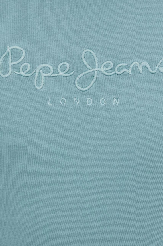 Pepe Jeans pamut póló PM509418 kék