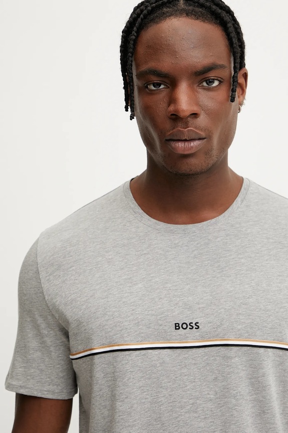 BOSS t-shirt lounge szary 50515395