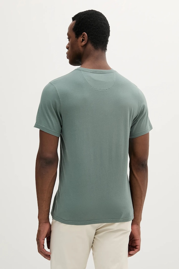 Îmbrăcăminte Barbour tricou bărbați bumbac Essentials MTS0670 verde