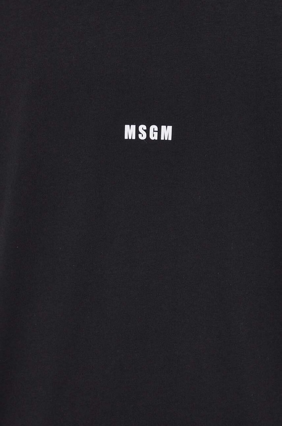MSGM pamut póló 2000MM500.200002 fekete