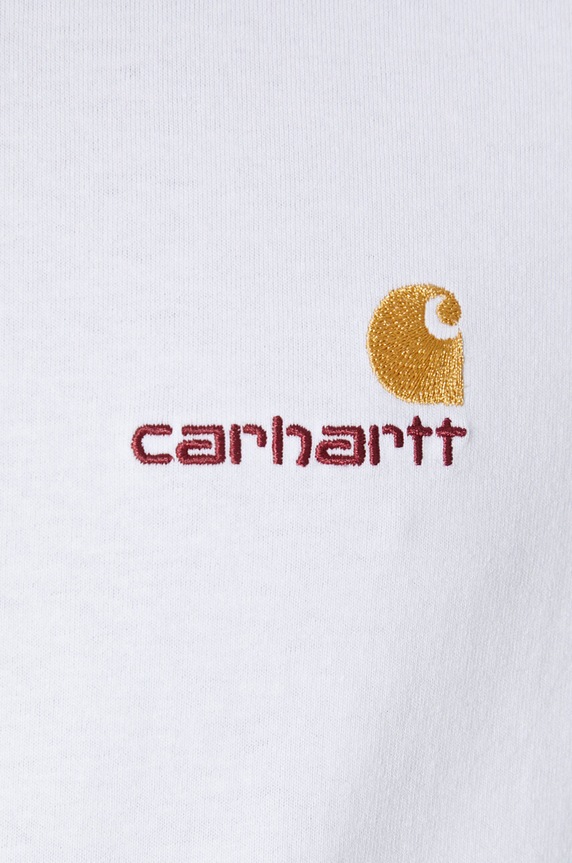 Бавовняна футболка Carhartt WIP S/S American Script T-Shirt I029956.02XX