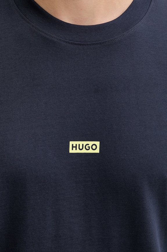 HUGO Blue tricou bărbați de bumbac Nalono 50509776 bleumarin