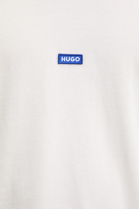 HUGO Blue tričko pánske bavlnené Nieros 50509991 béžová