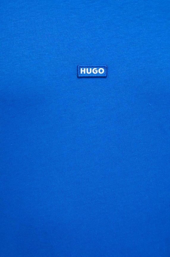 Îmbrăcăminte HUGO Blue tricou bărbătesc din bumbac Nieros 50509991 albastru