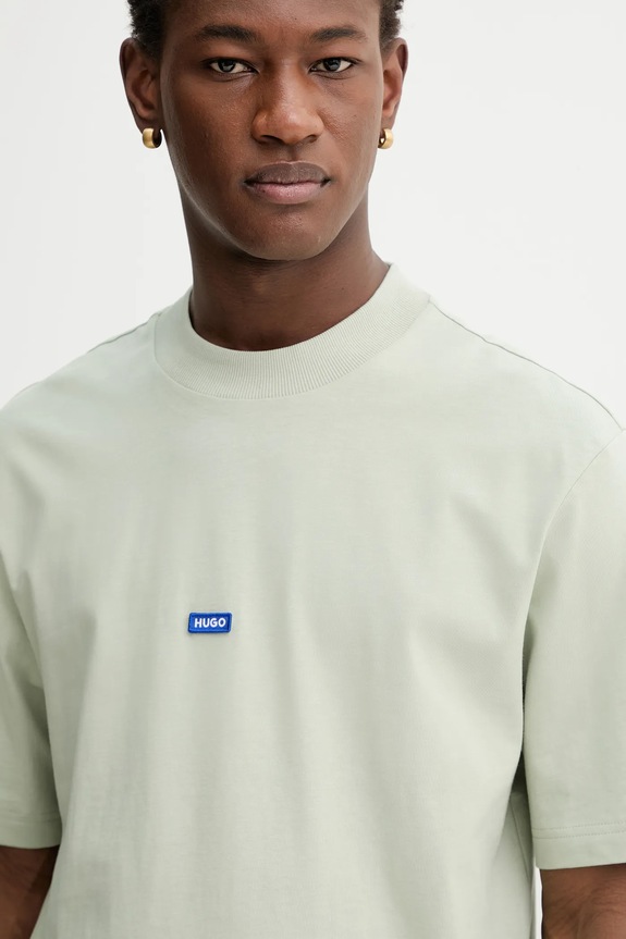 HUGO Blue tricou masculin din bumbac Nieros verde 50509991