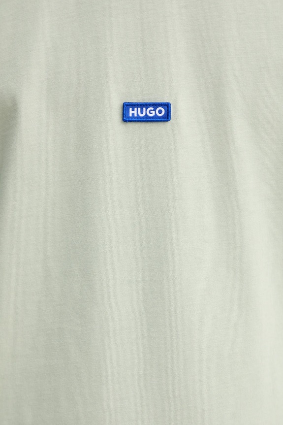 HUGO Blue tricou masculin din bumbac Nieros 50509991 verde