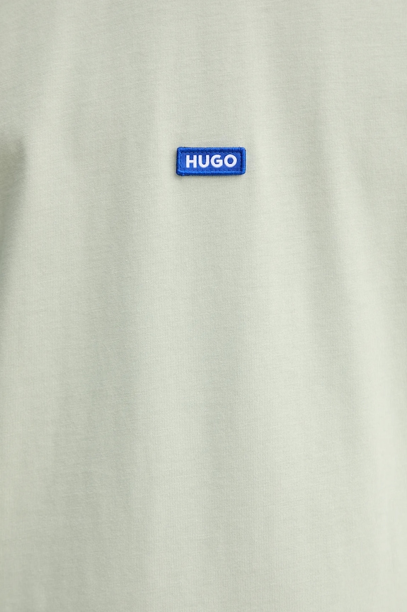 HUGO Blue tricou masculin din bumbac Nieros 50509991 verde