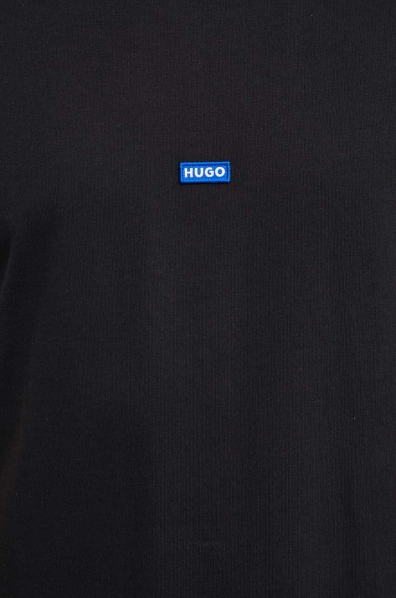 HUGO Blue tričko pánske bavlnené Nieros čierna 50509991