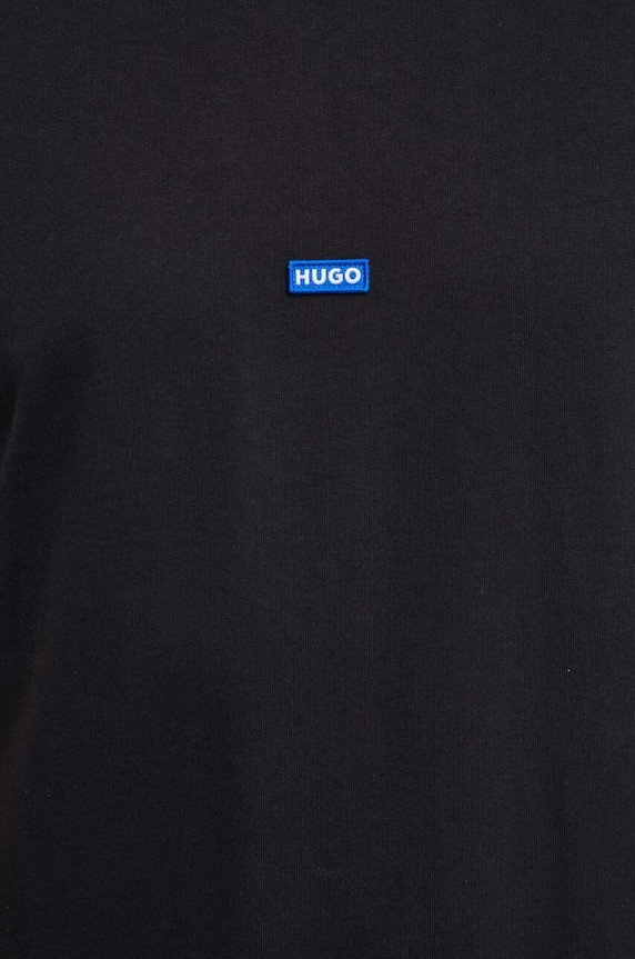 HUGO Blue tričko pánske bavlnené Nieros čierna 50509991