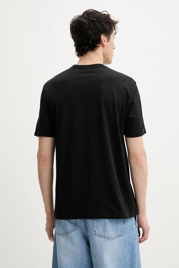 Hugo Blue tricou din bumbac 3-pack negru 50522382