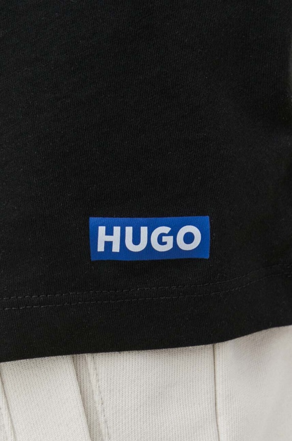 HUGO Blue t-shirt bawełniany 2-pack czarny 50522383