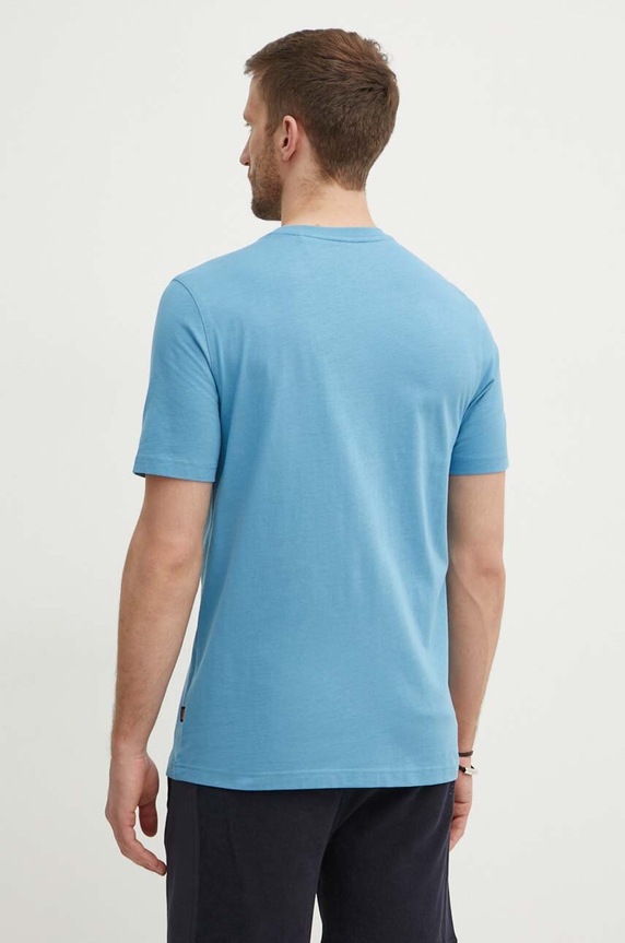 Odzież BOSS Orange t-shirt bawełniany 50516003 niebieski
