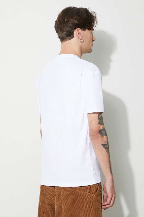 Βαμβακερό μπλουζάκι Filling Pieces λευκό 412420502127.110