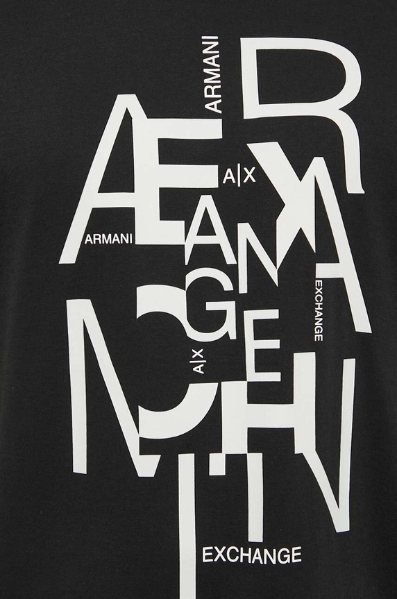 Bavlněné tričko Armani Exchange 3DZTAA.ZJA5Z černá