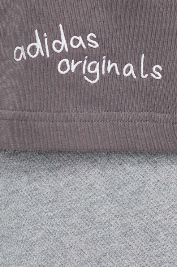 adidas Originals tricou din bumbac IM9680 gri