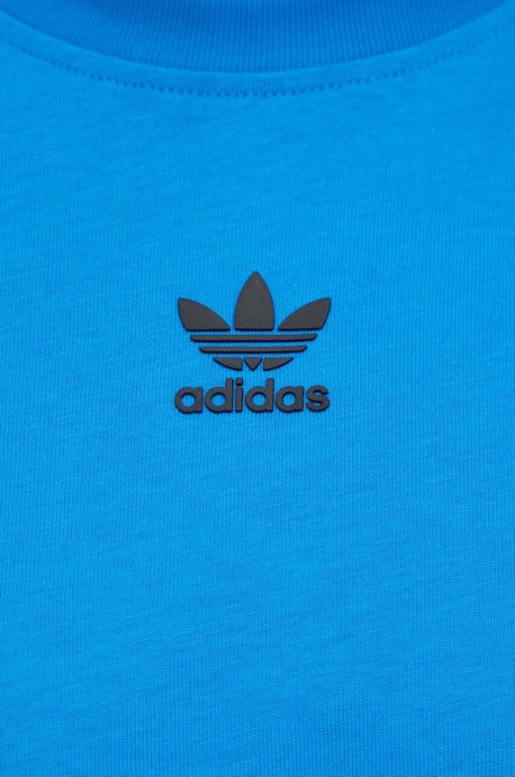 Bavlnené tričko adidas Originals IS2830 modrá
