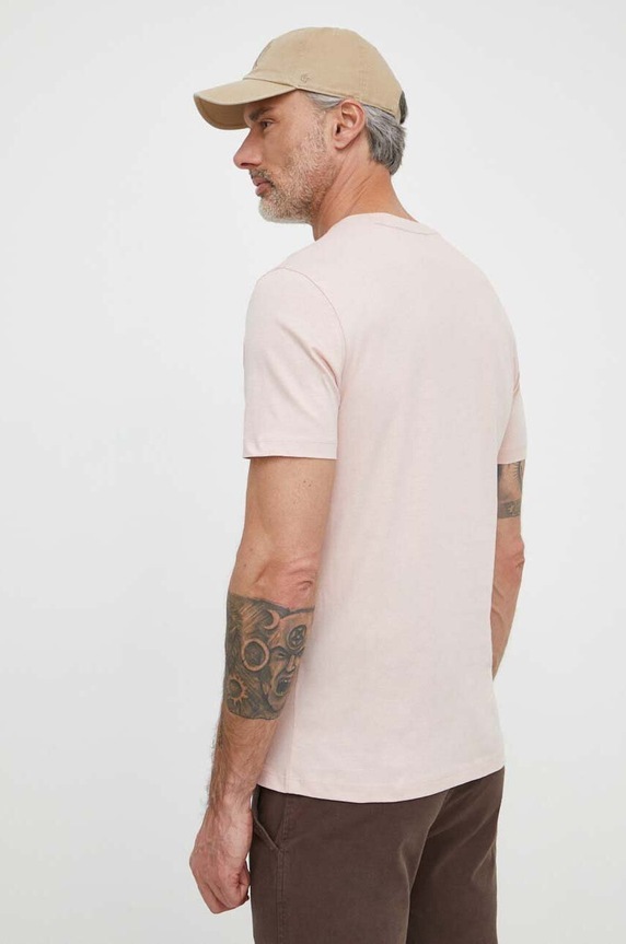 Odzież HUGO t-shirt bawełniany 50513309 różowy